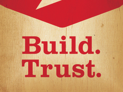 Build. Trust. logo tagline