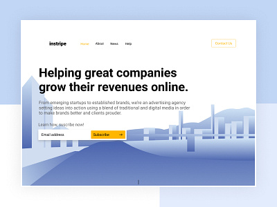 Instripe - Landing Page