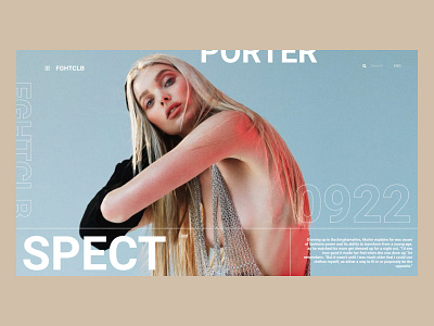 SPECT figma homepage landing page typography webdesign