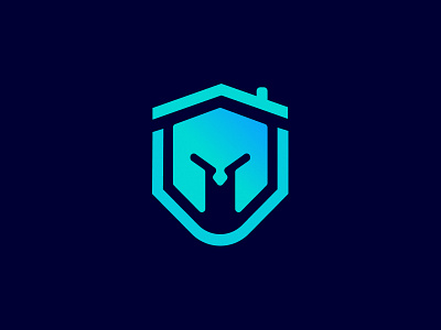 Gladiator Home Security brand brand agency brand indentity flat illustration logo visual identity