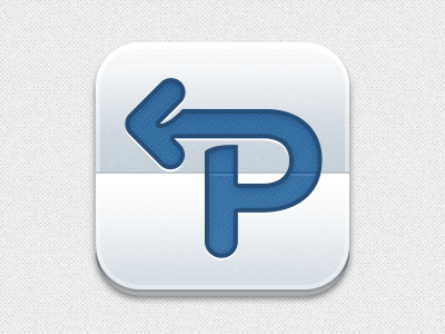 Prior App Icon app icon blue icon ios