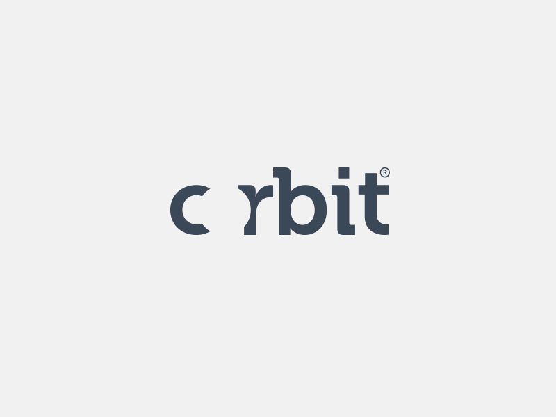 Corbit | The Core of the Orbit animation clean concept core cosmos flat logo negative orbit space ui
