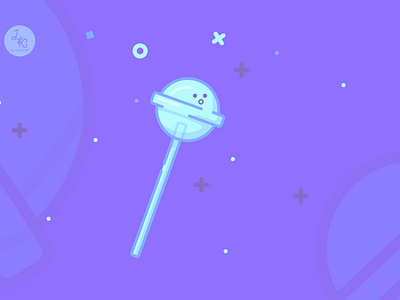 Lollipoplanet! illustrator lollipop vector