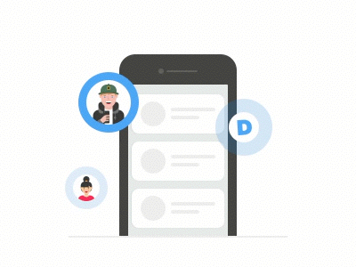 Onboarding animation illustration intro onboarding permissions tour