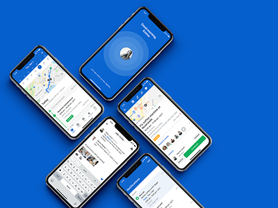 The All New Skedulo Mobile app chat ios iphonex job map mobile navigation notifications product schedule scheduling skedulo time todo ui ux welcome work