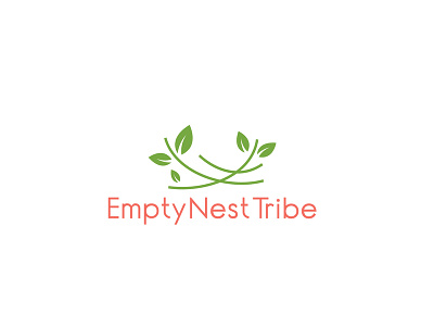 Empty Nest Tribe best designer empty nest female fiverr leaf logo logo design naimadesign nest nest logo