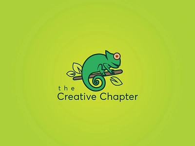 chameleon logo 2d app art branding chameleon charachter character concept creative design illustration lettering logo minimalist vector