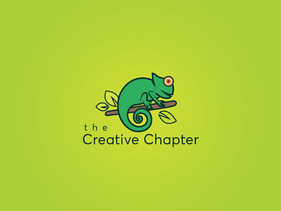 chameleon logo 2d app art branding chameleon charachter character concept creative design illustration lettering logo minimalist vector