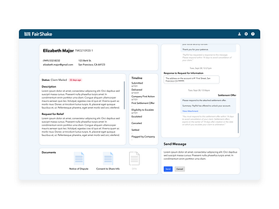 FairShake Company Dashboard | Claimant Page