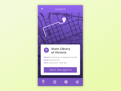 Daily Ui Challenge - #020 Location Tracker