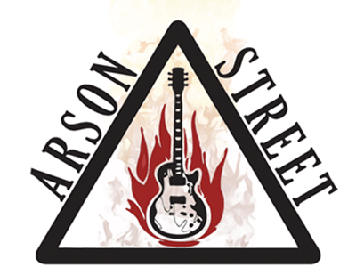 Arson Street Productions fire guitar logo music