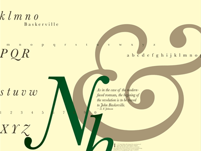 Typography through the Centuries—Baskerville