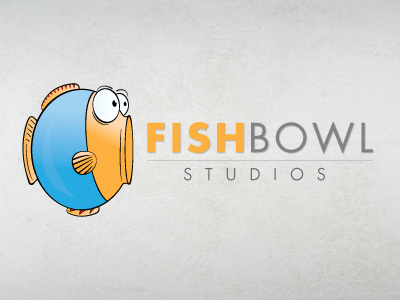 Logo Design FishBowl Studios branding fish fishbowl logo design