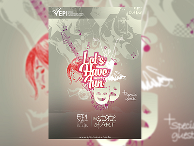 Let's Have Fun Event design graphic design