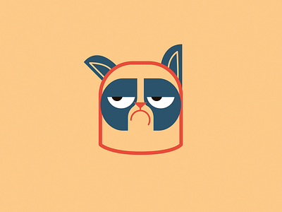 the grumpy one cat celebrity character design grumpy illustration internet meme