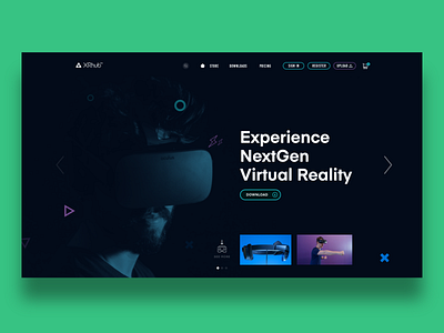 XRhub design shot uiux