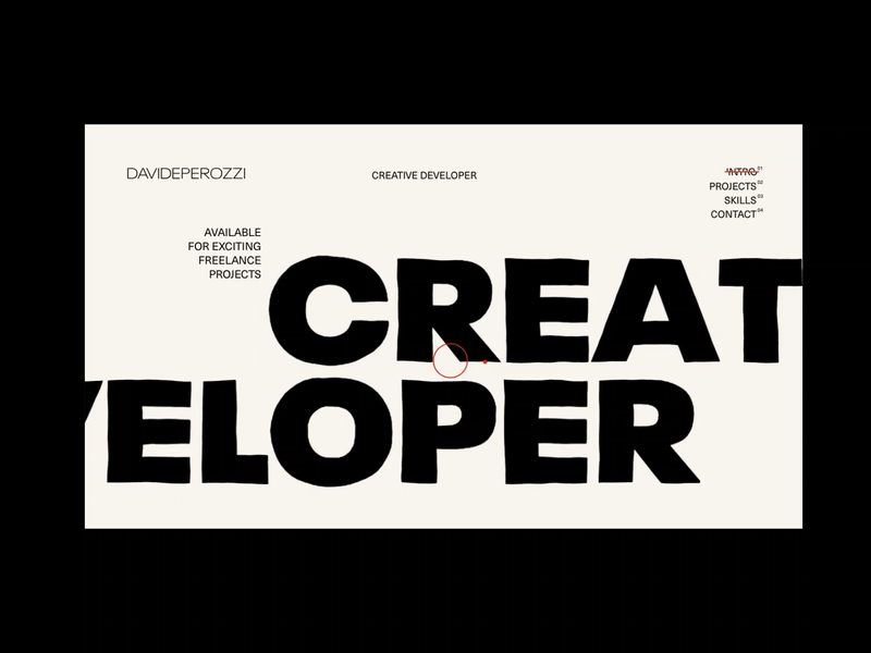 Portfolio 2019 - Preloader animation css cut developer displacement dorfjungs gif layout portfolio typography webgl
