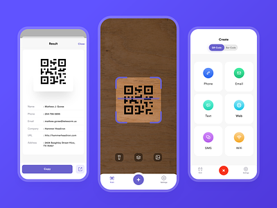 QR Reader App Concept