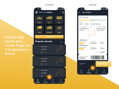 Transportation Mobile App Design airport shuttle app design booking app bus car app car rental delivery app dribbble best shot mobile app design motor bike online app ticket app ticket design transportation app ui ux design ui design