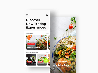 Food App Screen clean app design dribbble best shot dribbble shot food app food app design food app screen ios app design mobile app design online app restaurant app