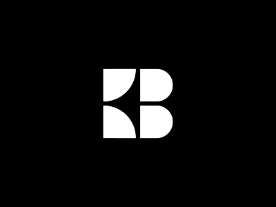 Abstract KB logo abstract blackandwhite branding forsale graphics icon identity letter k logo logodesign mark minimal monogram ux vector