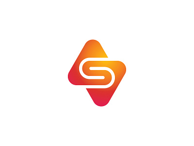 S play n share logo abstract branding design forsale graphics icon identity logo mark minimal movie share sharing splay sshare videos