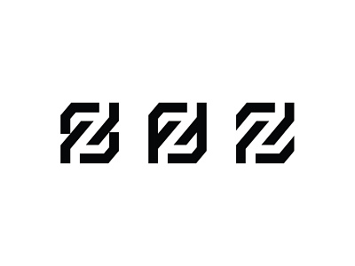 Z or ZF logo abstract branding cargo exchance forsale identity letter z lettermark logo mark minimal monogram negativespace sale symbol transportation travel