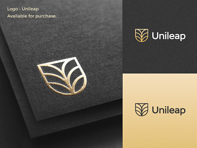 Unileap logo abstract branding consultancy design financial growth icon identity investement logo mark market minimal monogram
