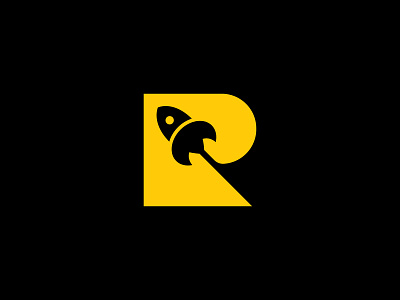 R_Rocket Traffic abstract advertisement agency branding consultancy icon identity logo mark marketing media minimal monogram social symbol