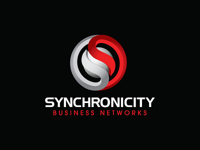 Synchronicity Logo Design abstract business design identity illustration logo network synchronicity ui ux vector