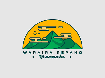 Waraira Repano brand daily logo challenge day 20 design graphic design graphic designer identity logo logo designer mountain national park venezuela