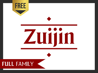 Zuijin - 3 fonts FREE *LIMITED OFFER* designer font fonts free graphic limited offer sans serif type typeface typography