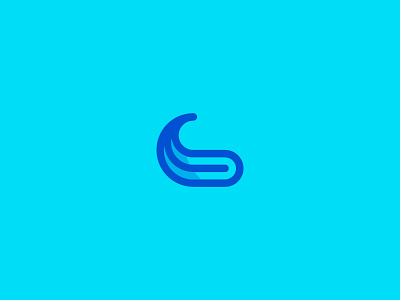 Tide Alert App alert app beach blue design logo mark ocean sea surf tide