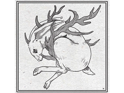 Hokusai Lapin adobe animation asian gif hokusai illustration japon photoshop rabbit