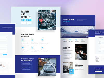 Car Wash Layouts for SP Page Builder