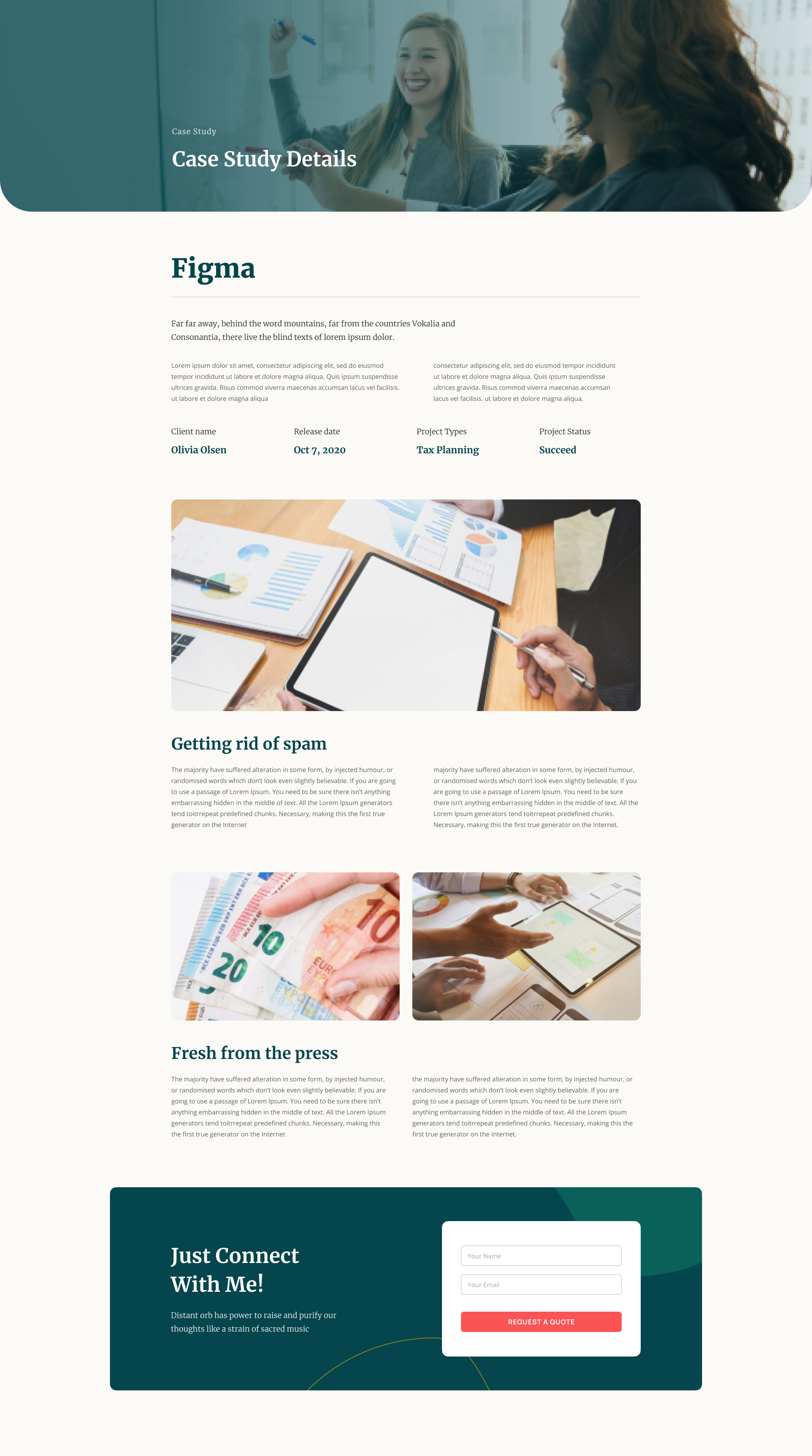 Consultant Layouts for SP Page Builder Pro by Ahmed Manna for ...