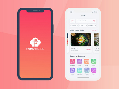 Home Kitchen | Food ordering and delivery iOS app