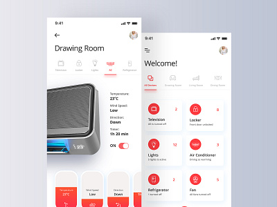 MEXIHOME - Smart Home App app app design colorful gradient color minimal smart home trending typography ui uidesign