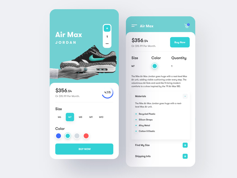 Download Shoes Store iOS App Design by Ahmed Manna for UnoPie on ...