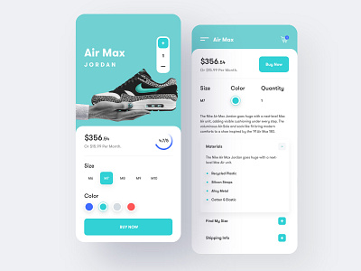 Shoes Store iOS App Design 2018 2019 trends 2020 trends app design app ui appp cart ecommerce ios mobile app mobile design mockup nike product shoes store trendy uiux