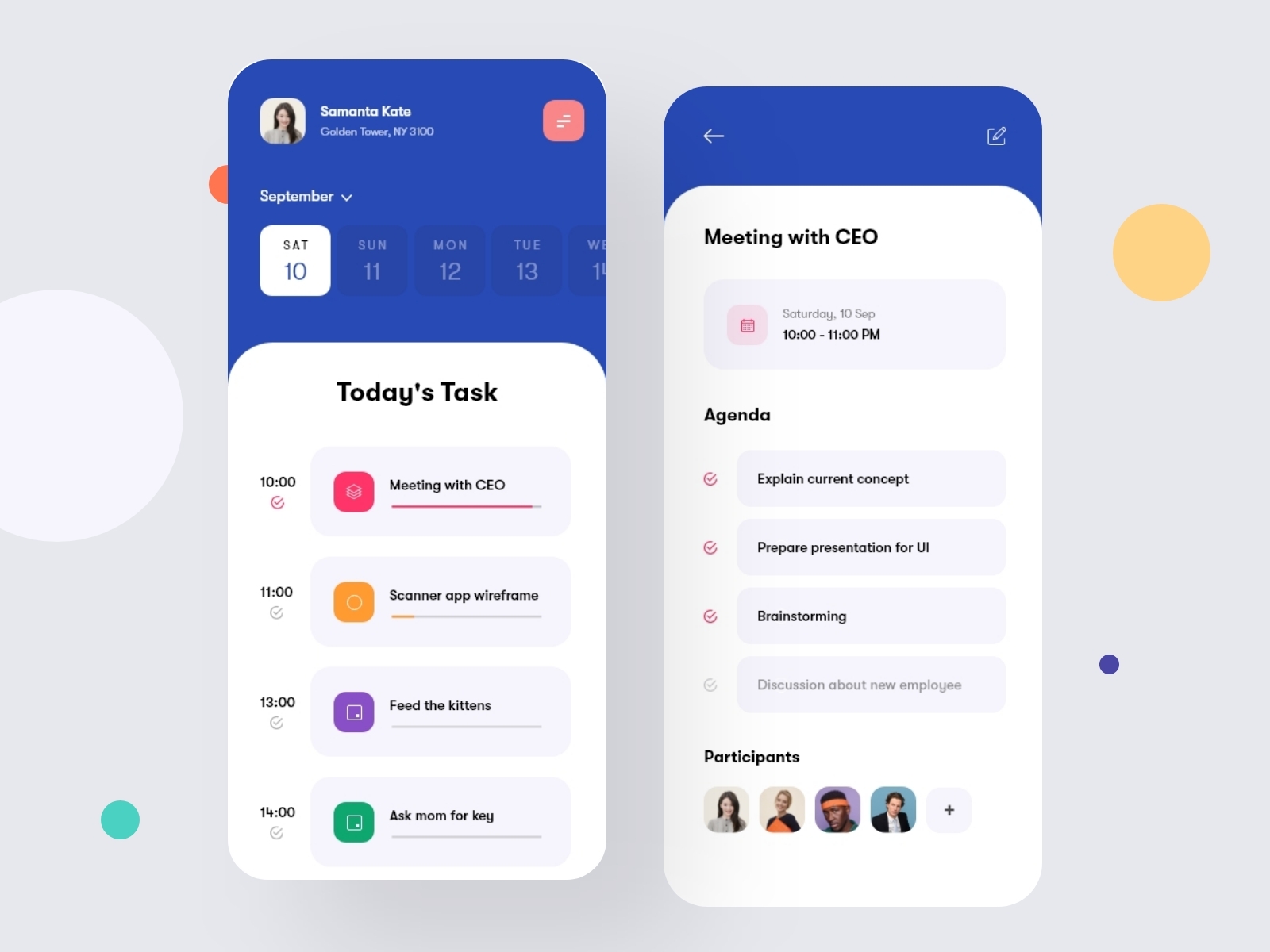Task Management App Concept by Ahmed Manna for UnoPie Design on Dribbble