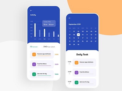 Task Management App Concept by Ahmed Manna for UnoPie Design on Dribbble