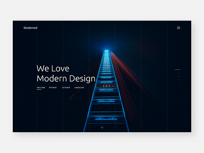 Moderned design dribbble hello illustrations interface product typography ui user ux vector web design