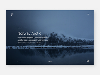 Norway Arctic design dribbble hello illustrations interface product typography ui user ux vector web design