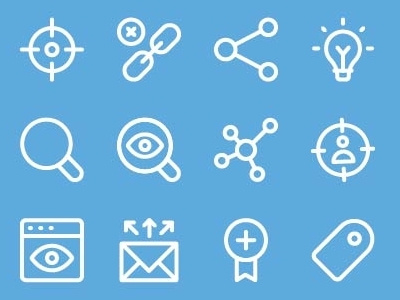 Seo & Marketing design engine icon optimization search