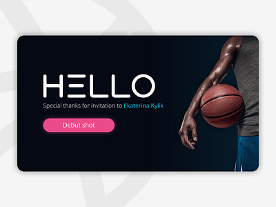 Hello Dribbble!