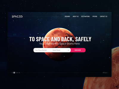 SPACEDchallenge homepage