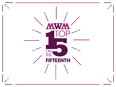MWM Top 15 Logo lines logo million women mentors