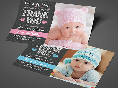 Baby Thank You Cards