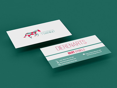 Dierenarts Business Card Design business business card card design graphic design print